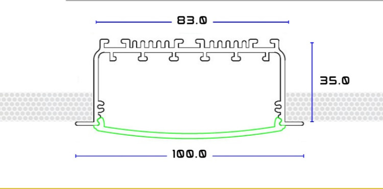 چراغ خطی مدل rm1036